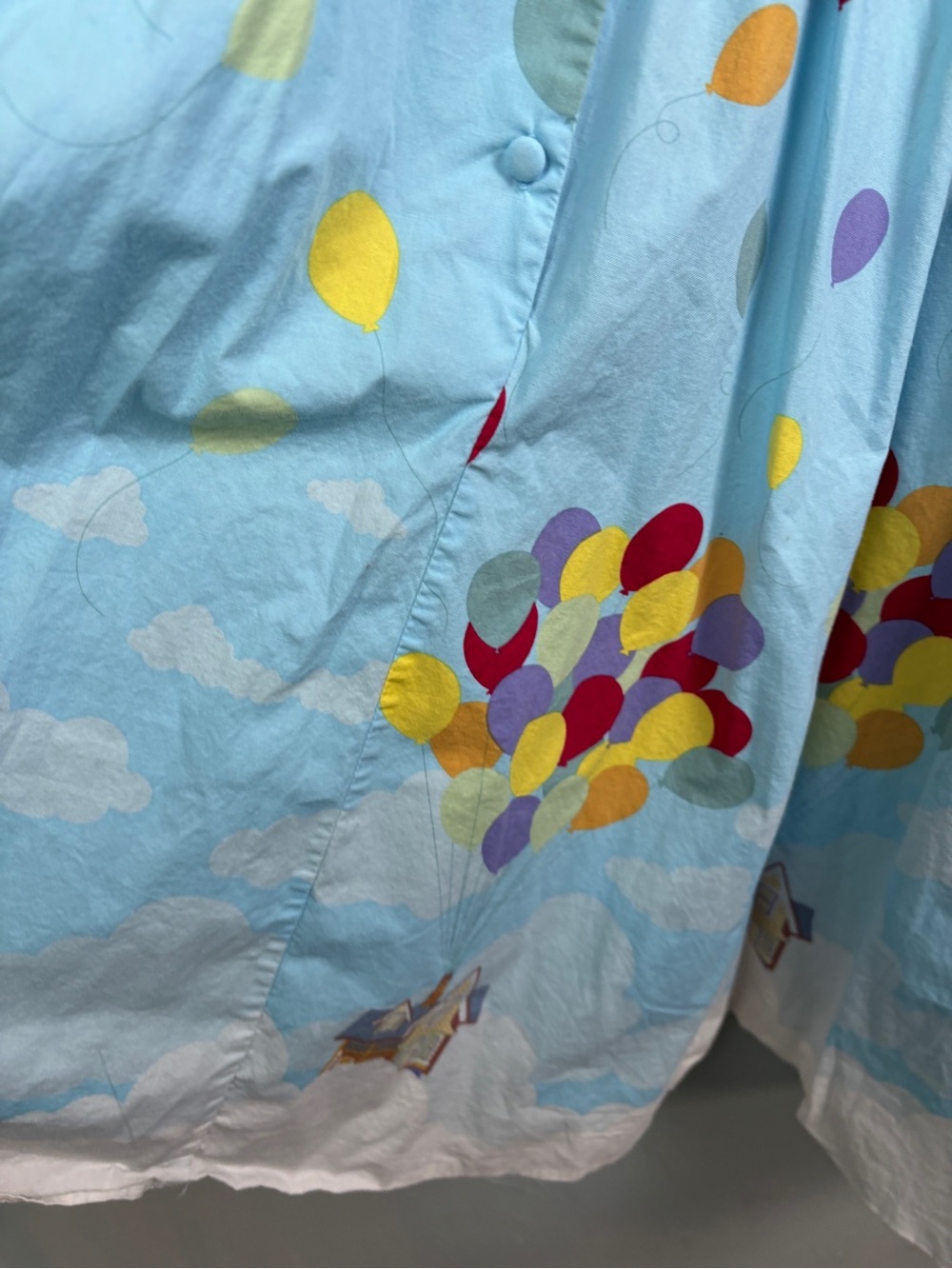 Her Universe Disney Pixar UP Light Blue Balloon-Print Midi Dress - Picture 6 of 8
